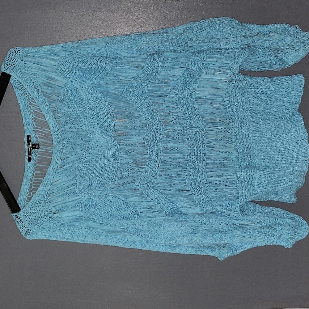 Blue Tape Yarn Sweater